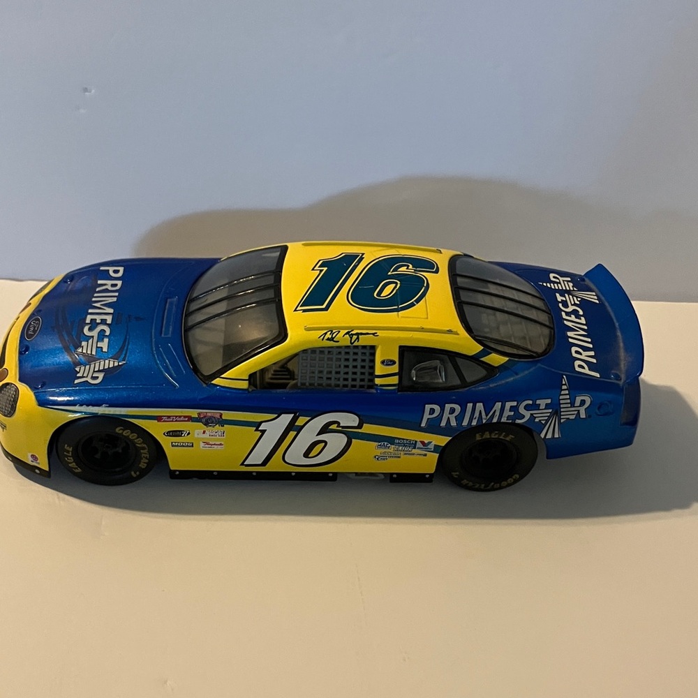 #16 Primestar Ford Taurus,‎ driven by Ted Musgrave in NASCAR Diecast 8”x3”